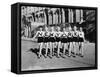 CHORUS LINE-Everett Collection-Framed Stretched Canvas