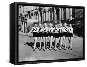 CHORUS LINE-Everett Collection-Framed Stretched Canvas