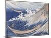 Chôshi dans la province de Chiba-Katsushika Hokusai-Mounted Giclee Print