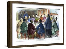 Chow-Chow (Chinese Suppe) at Hong Kong, C1875-null-Framed Giclee Print