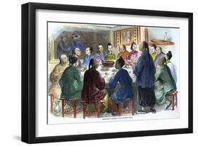 Chow-Chow (Chinese Suppe) at Hong Kong, C1875-null-Framed Giclee Print