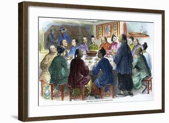 Chow-Chow (Chinese Suppe) at Hong Kong, C1875-null-Framed Giclee Print