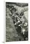 Chow Time in the Trenches, Ww I Photograph-null-Framed Art Print