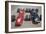 Chris Amon and Jackie Stewart at the British Grand Prix, Silverstone, Northamptonshire, 1967-null-Framed Photographic Print