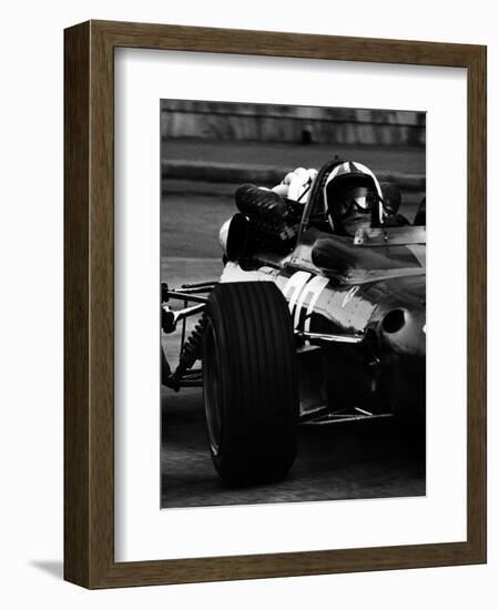 Chris Amon in Ferrari during 1967 Italian Grand Prix-null-Framed Photographic Print