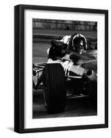 Chris Amon in Ferrari during 1967 Italian Grand Prix-null-Framed Photographic Print