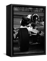 Chris Amon in Ferrari during 1967 Italian Grand Prix-null-Framed Stretched Canvas
