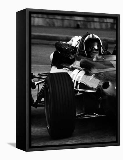 Chris Amon in Ferrari during 1967 Italian Grand Prix-null-Framed Stretched Canvas