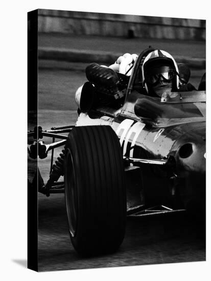 Chris Amon in Ferrari during 1967 Italian Grand Prix-null-Stretched Canvas