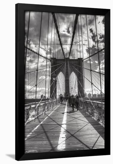 Chris Bliss - Brooklyn Bridge-null-Framed Poster