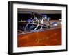 Chris Craft Classic Wooden Powerboat, Seattle Maritime Museum, Lake Union, Washington, USA-William Sutton-Framed Premium Photographic Print