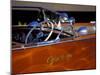 Chris Craft Classic Wooden Powerboat, Seattle Maritime Museum, Lake Union, Washington, USA-William Sutton-Mounted Photographic Print