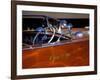 Chris Craft Classic Wooden Powerboat, Seattle Maritime Museum, Lake Union, Washington, USA-William Sutton-Framed Photographic Print
