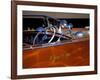 Chris Craft Classic Wooden Powerboat, Seattle Maritime Museum, Lake Union, Washington, USA-William Sutton-Framed Photographic Print