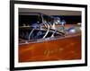 Chris Craft Classic Wooden Powerboat, Seattle Maritime Museum, Lake Union, Washington, USA-William Sutton-Framed Photographic Print