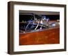 Chris Craft Classic Wooden Powerboat, Seattle Maritime Museum, Lake Union, Washington, USA-William Sutton-Framed Photographic Print