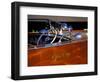 Chris Craft Classic Wooden Powerboat, Seattle Maritime Museum, Lake Union, Washington, USA-William Sutton-Framed Photographic Print