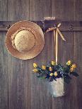 Open Book on Wooden Table with Bokeh Effect in the Background-Chris_Elwell-Photographic Print