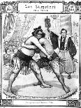 Sumo Wrestlers Tokyo 1903-Chris Hellier-Giclee Print
