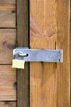 Locked Padlock on Shed-Chris Henderson-Photographic Print