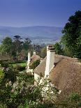 Thatched Cottages at Selworthy Green, with Exmoor Beyond, Somerset, England, United Kingdom-Chris Nicholson-Photographic Print