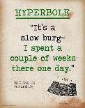 Hyperbole`s - Featuring Quote from Carl Sandberg`s The People, Yes - Literary Terms 2-Chris Rice-Laminated Art Print