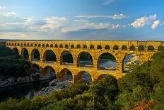 Europe, South of France, Provence, Avignon, Pont Du Gard, Aqueduct-Chris Seba-Photographic Print