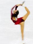 Blurred Action of Woman Figure Skater, Torino, Italy-Chris Trotman-Photographic Print