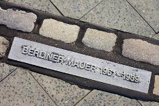 Berlin Wall Plaque/Marker-chrisd2105-Photographic Print