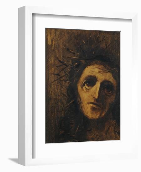 Christ, 1880-Odilon Redon-Framed Giclee Print