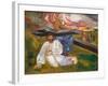 Christ, 1889 (Oil on Canvas)-Ernst Josephson-Framed Giclee Print