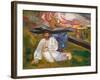 Christ, 1889 (Oil on Canvas)-Ernst Josephson-Framed Giclee Print