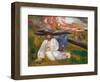 Christ, 1889 (Oil on Canvas)-Ernst Josephson-Framed Giclee Print