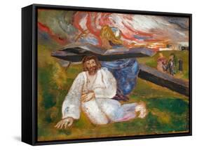 Christ, 1889 (Oil on Canvas)-Ernst Josephson-Framed Stretched Canvas