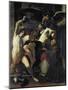 Christ Adored by Angels, St. Sebastian and St. Bonaventure-Carlo Bononi-Mounted Giclee Print