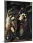 Christ Adored by Angels, St. Sebastian and St. Bonaventure-Carlo Bononi-Mounted Giclee Print