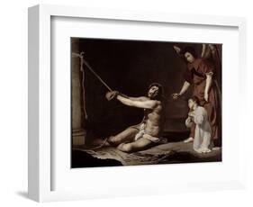 Christ After the Flagellation Contemplated by the Christian Soul, c.1628-9-Diego Velazquez-Framed Giclee Print