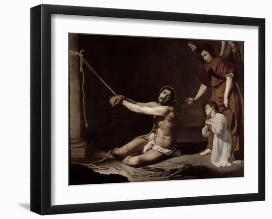 Christ After the Flagellation Contemplated by the Christian Soul, c.1628-9-Diego Velazquez-Framed Giclee Print