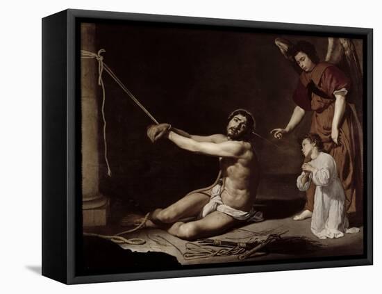 Christ After the Flagellation Contemplated by the Christian Soul, c.1628-9-Diego Velazquez-Framed Stretched Canvas