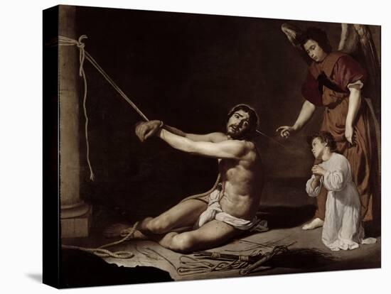 Christ After the Flagellation Contemplated by the Christian Soul, c.1628-9-Diego Velazquez-Stretched Canvas