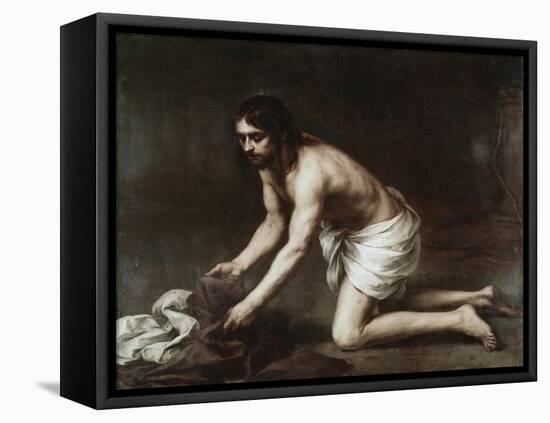 Christ After the Flagellation-Bartolome Esteban Murillo-Framed Stretched Canvas