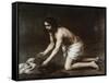 Christ After the Flagellation-Bartolome Esteban Murillo-Framed Stretched Canvas