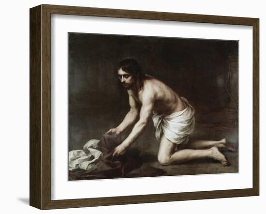 Christ After the Flagellation-Bartolome Esteban Murillo-Framed Giclee Print