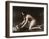 Christ After the Flagellation-Bartolome Esteban Murillo-Framed Giclee Print