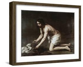 Christ After the Flagellation-Bartolome Esteban Murillo-Framed Giclee Print