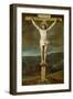 Christ Alive on the Cross at Calvary, 1631-Diego Velazquez-Framed Premium Giclee Print