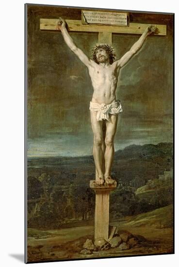 Christ Alive on the Cross at Calvary, 1631-Diego Velazquez-Mounted Giclee Print