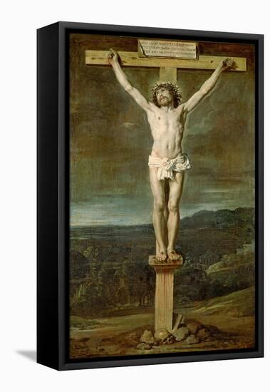 Christ Alive on the Cross at Calvary, 1631-Diego Velazquez-Framed Stretched Canvas