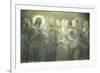 Christ Among Apostles-Gaetano Previati-Framed Giclee Print