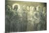 Christ Among Apostles-Gaetano Previati-Mounted Giclee Print